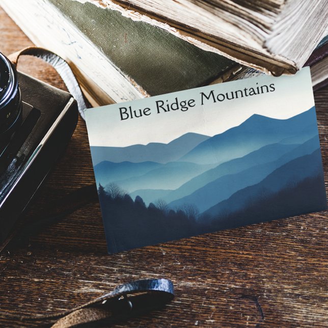 Cartão Postal Montanhas Blue Ridge, personalizáveis (Criador carregado)