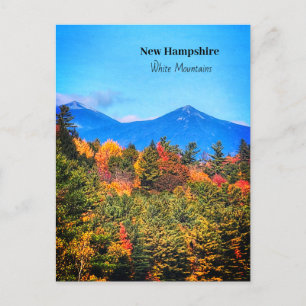Cartão Postal Montanhas brancas de New Hampshire