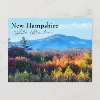 Cartão Postal Montanhas Brancas de New Hampshire
