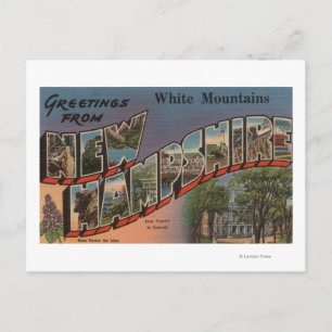 Cartão Postal Montanhas brancas, New Hampshire 3