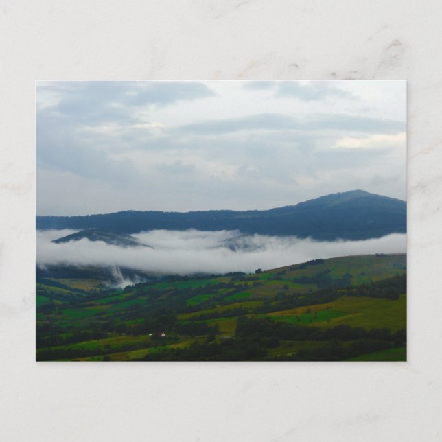 Cartão Postal Montanhas Cárpticas da Manhã (Frente)