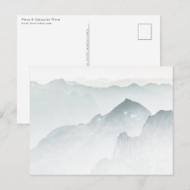 Cartão Postal Montanhas da Noruega