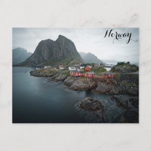 Cartão Postal Montanhas das Ilhas Lofoten da Noruega