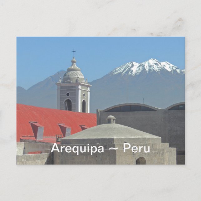 Cartão Postal Montanhas de Arequipa Peru (Frente)