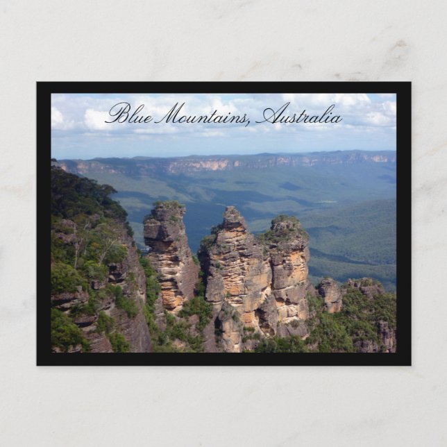 Cartão Postal montanhas de três irmãs (Frente)