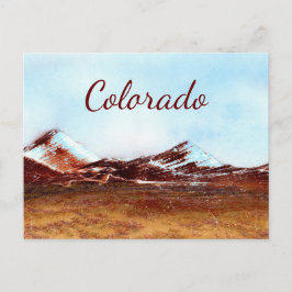 Cartão Postal Montanhas do Colorado em Cores