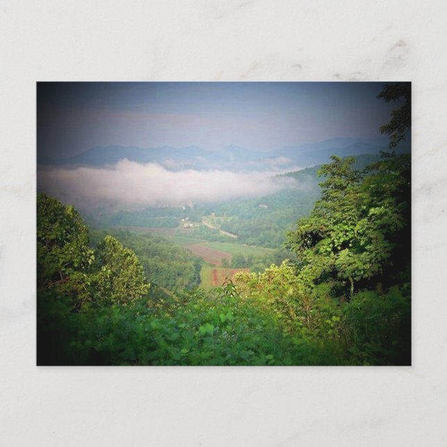 Cartão Postal Montanhas do Norte da Geórgia, EUA (Frente)