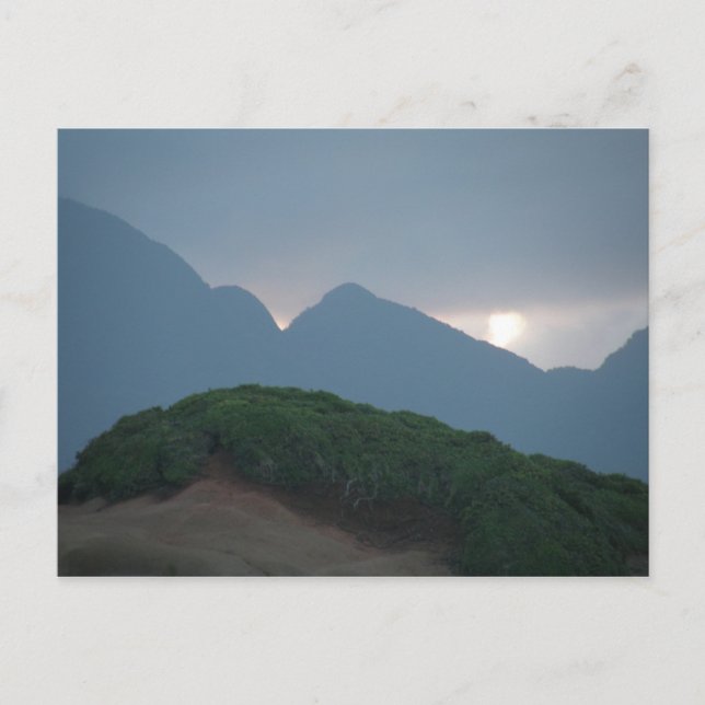 Cartão Postal Montanhas Dominica (Frente)