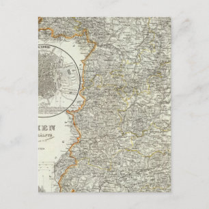 Cartão Postal Montanhas e rios de Madrid