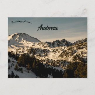 Cartão Postal Montanhas em Andorra