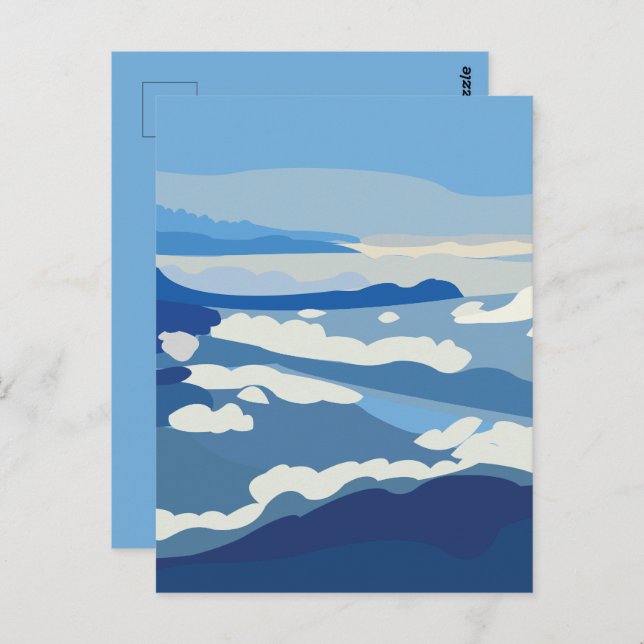 Cartão Postal Montanhas Himalayas (Frente/Verso)