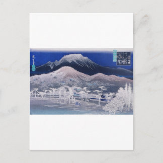 Cartão Postal Montanhas Japonesas circa 1800