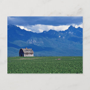 Cartão Postal Montanhas Mission, Vale Flathead, Montana, EUA