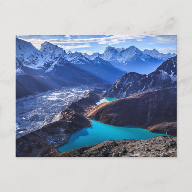 Cartão Postal Montanhas | Montanhas Himalaya, Peru (Frente)