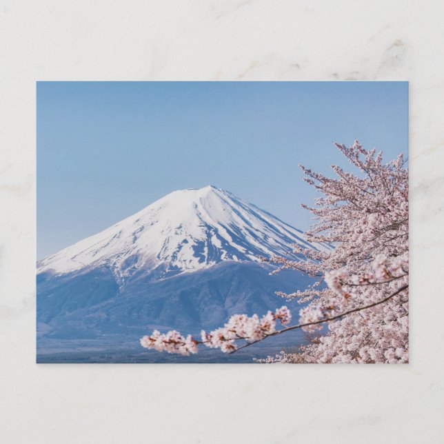 Cartão Postal Montanhas | Mt. Fuji Tokyo, Japão (Frente)