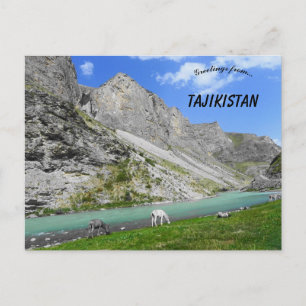 Cartão Postal Montanhas no Tajiquistão