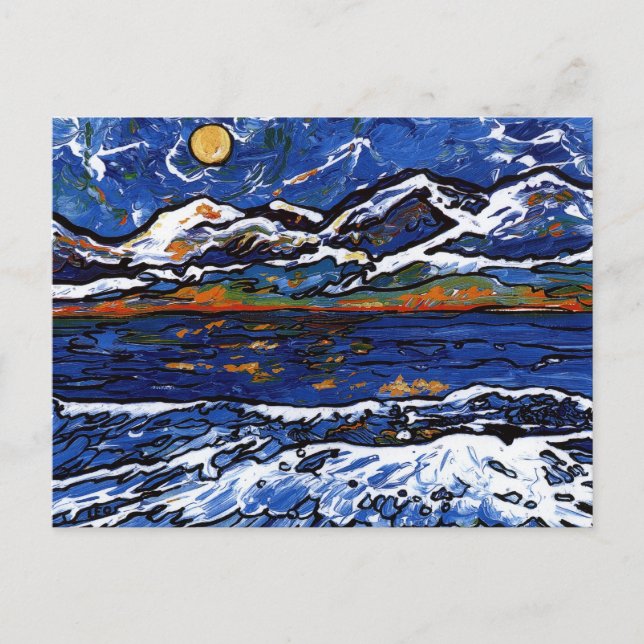 Cartão Postal Montanhas Olímpicas (Frente)