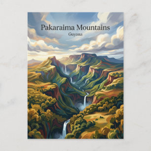 Cartão Postal Montanhas Pakaraima Guiana