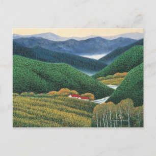 Cartão Postal Montanhas primavera