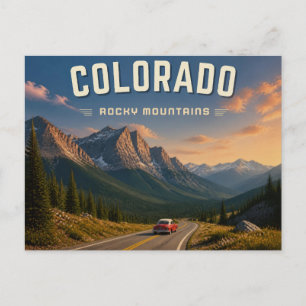 Cartão Postal Montanhas Rochosas do Colorado