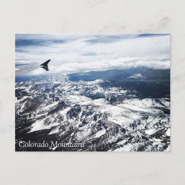 Cartão Postal Montanhas Rochosas do Colorado (Frente)