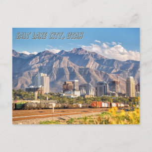 Cartão Postal Montanhas Salt Lake City Mountain Viagem Souvenir