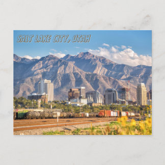 Cartão Postal Montanhas Salt Lake City Mountain Viagem Souvenir