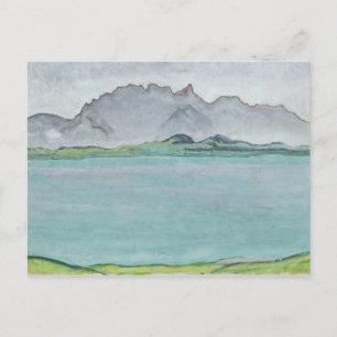 Cartão Postal Montanhas Stockhorn e Lago Thun, 1911