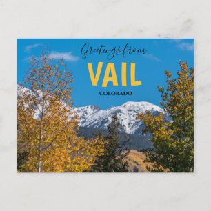 Cartão Postal Montanhas Vail Colorado