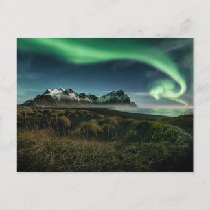 Cartão Postal Montanhas Vestrahorn Mountain, Islândia