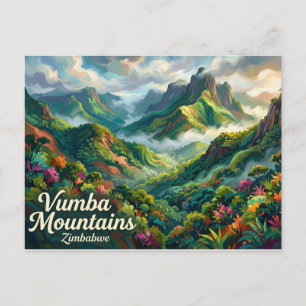 Cartão Postal Montanhas Vumba Zimbábue