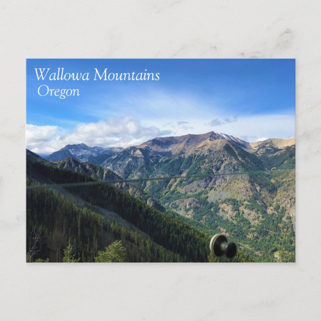 Cartão Postal Montanhas Wallowa, OR (Frente)