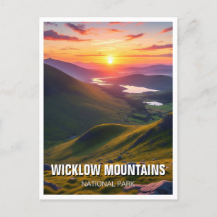 Cartão Postal Montanhas Wicklow National Park Viagem