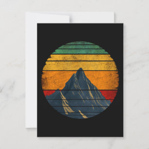 Cartão Postal Montanhismo Vintage Retro Escalada Montanhismo