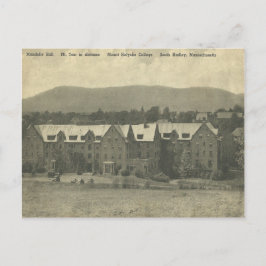 Cartão Postal Montar Holyoke College Circa 1909 Vintage