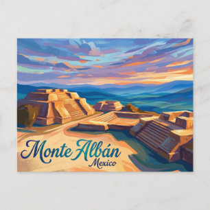 Cartão Postal Monte Albán México