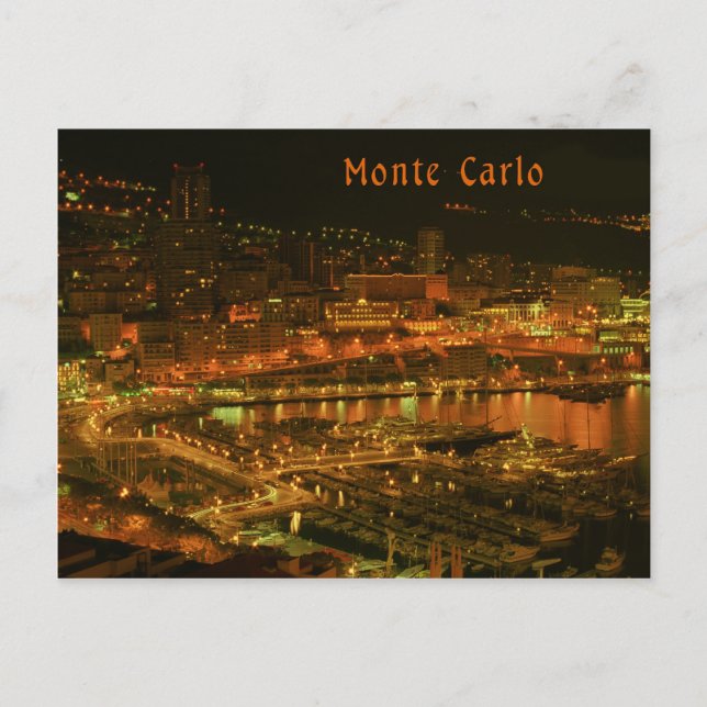 Cartão Postal Monte Carlo (Frente)
