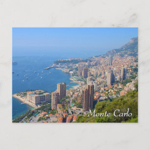 Cartão Postal Monte Carlo em Mônaco
