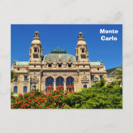 Cartão Postal Monte Carlo em Mônaco