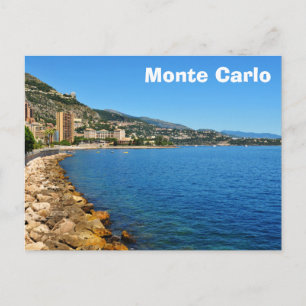 Cartão Postal Monte Carlo em Mônaco