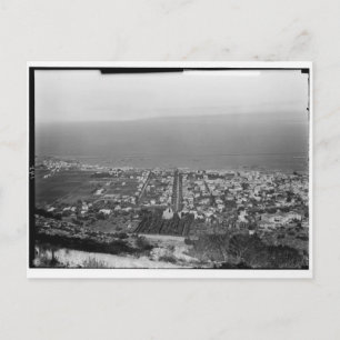 Cartão Postal Monte Carmel, Haifa, cerca de 1922