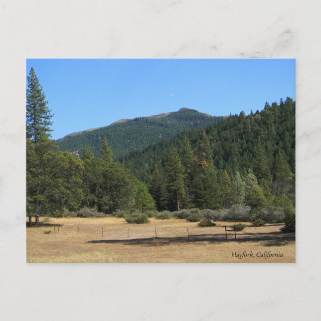 Cartão Postal Monte Chanchelulla com lua ligeira... (Frente)