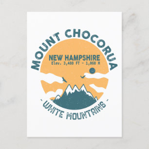 Cartão Postal Monte Chocorua New Hampshire - Retro Vintage