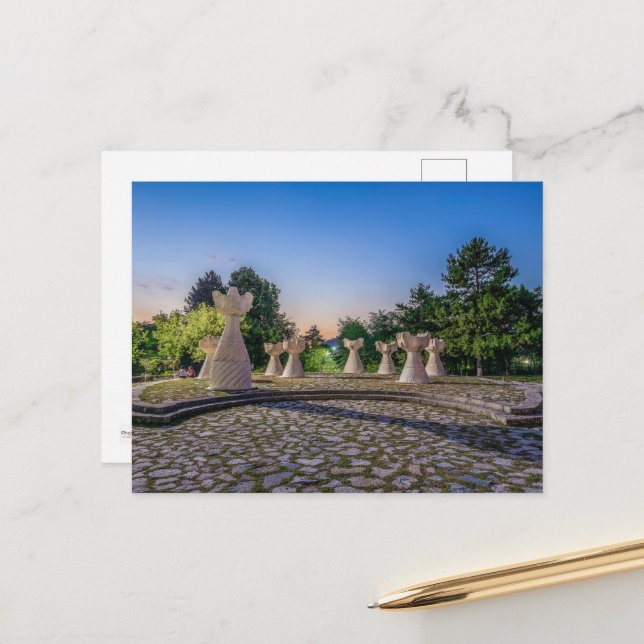 Cartão Postal Monte dos Invencíveis, Prilep, Postal da Macedônia (Frente/Verso In Situ)