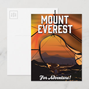 Cartão Postal Monte Everest Para Aventura!