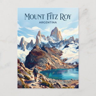 Cartão Postal Monte Fitz Roy Argentina
