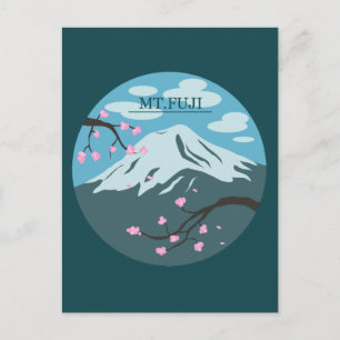 Cartão Postal Monte Fuji