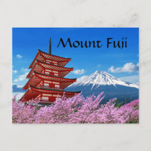 Cartão Postal Monte Fuji