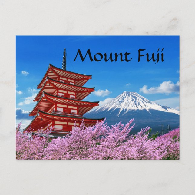 Cartão Postal Monte Fuji (Frente)