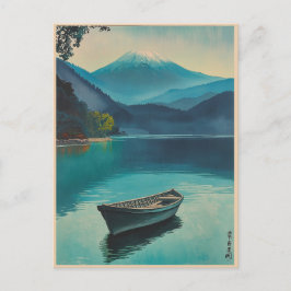 Cartão Postal Monte Fuji do Lago Yamanaka